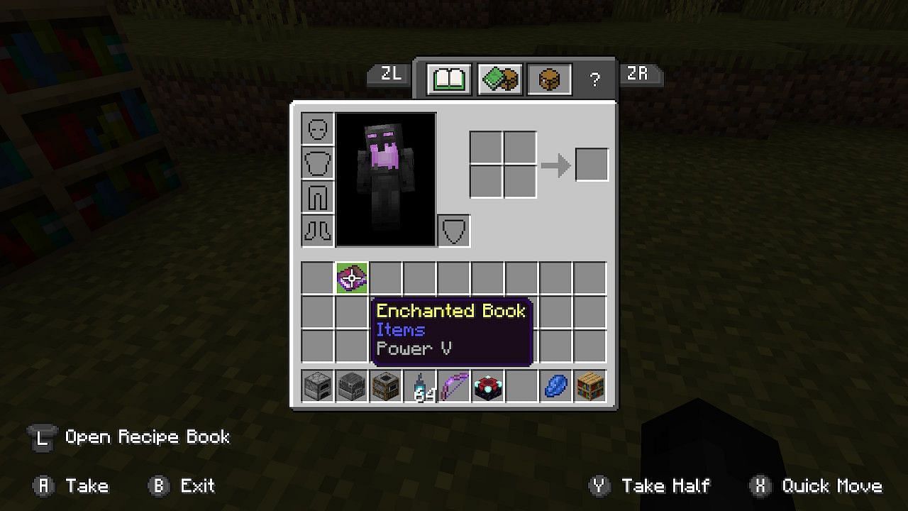 A bow can be enchanted with Power I all the way up to Power V, which is the strongest (Image via Minecraft)