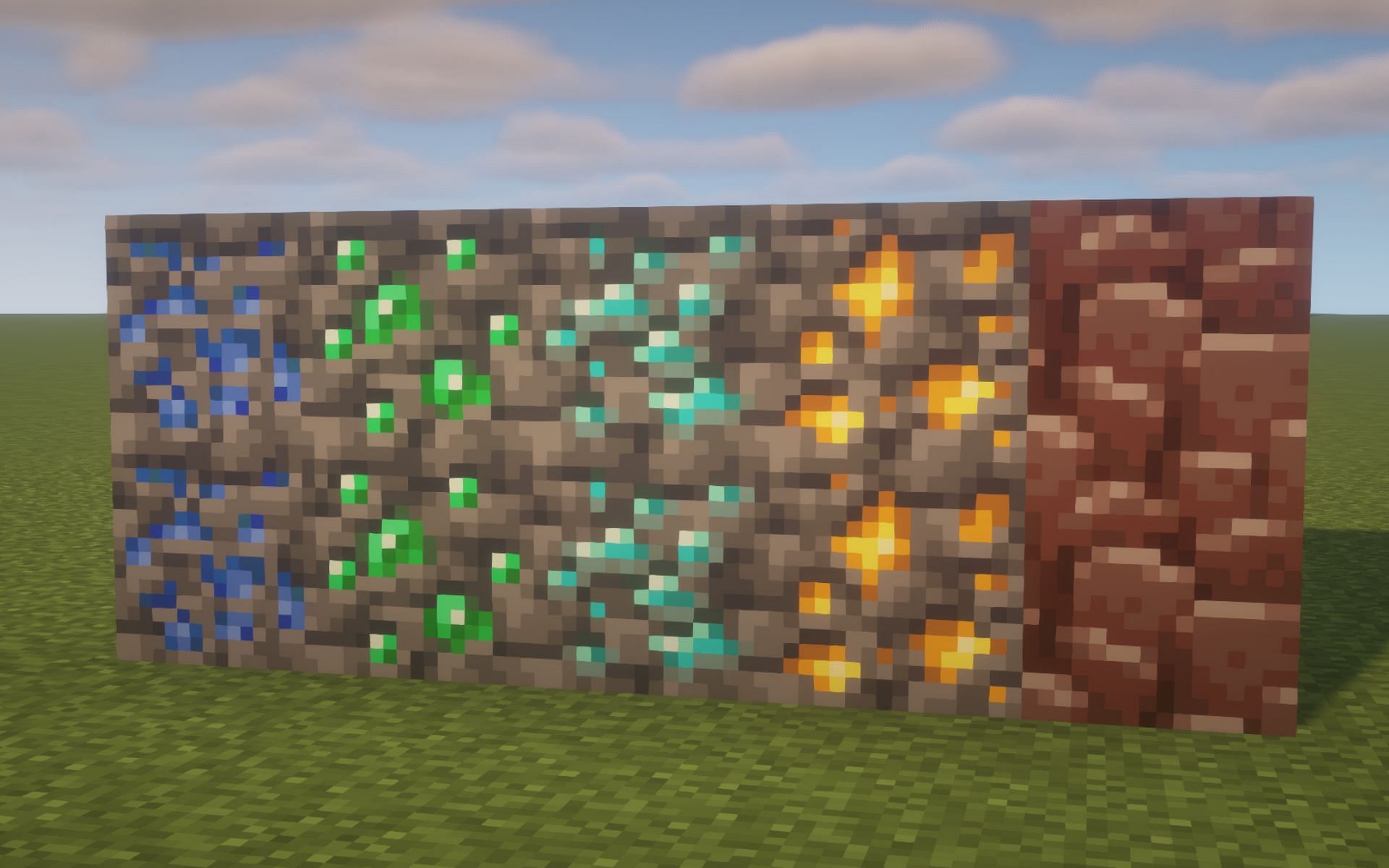 Rarest ores in the game (Image via Minecraft)