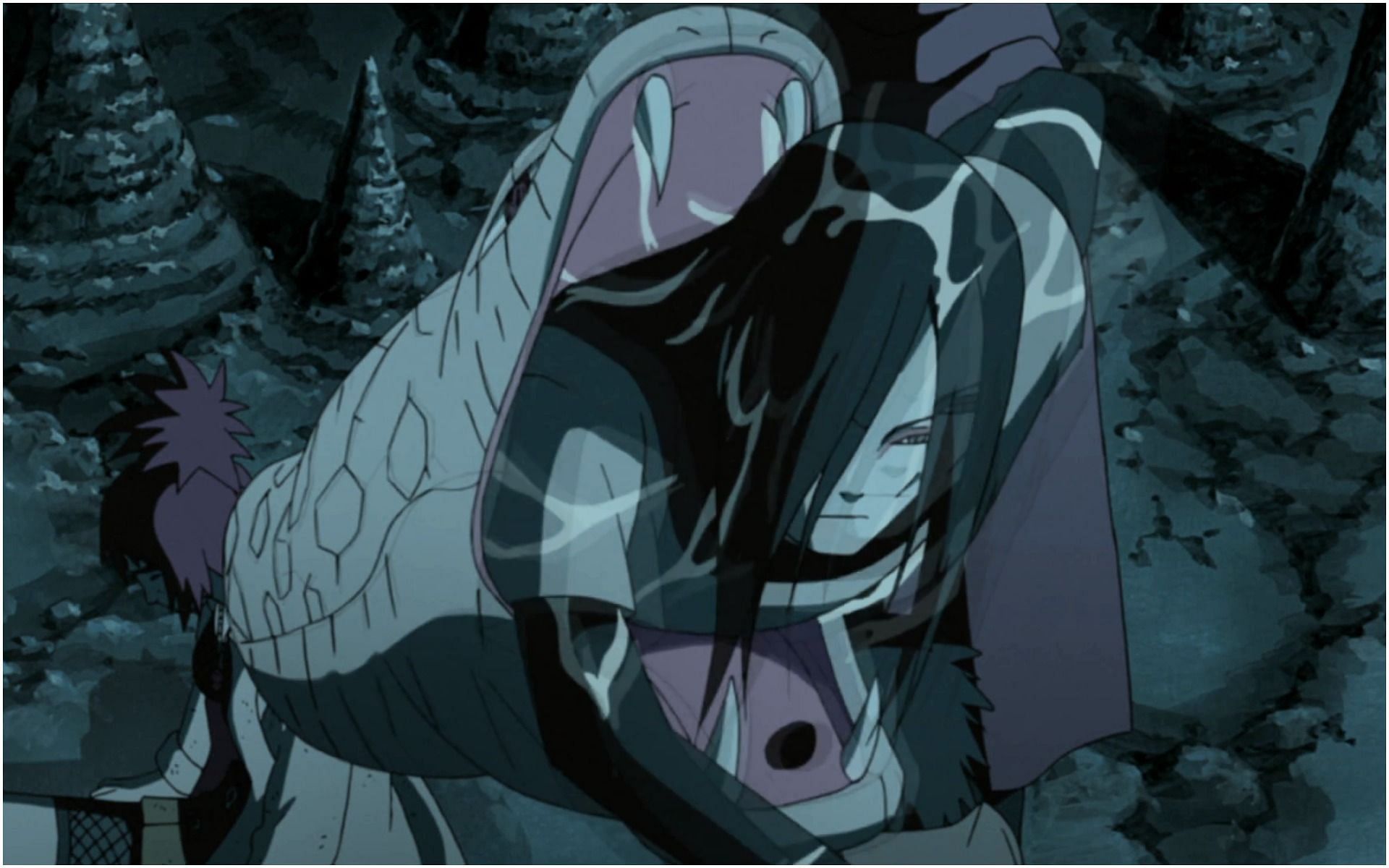 Who was the 3rd Ninja Orochimaru Summoned Against his Fight with