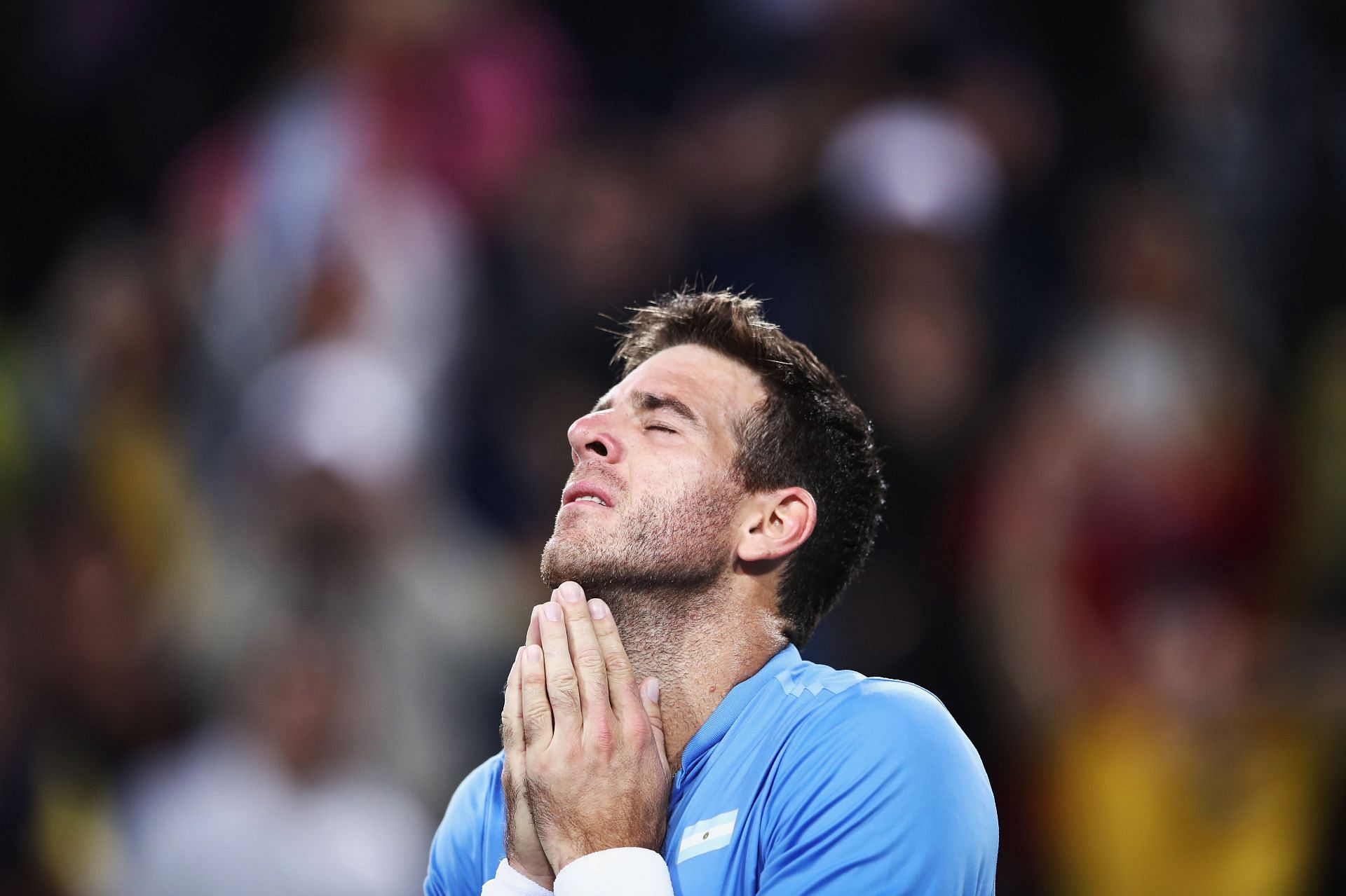 Juan Martin del Potro has not played a tennis match in nearly three years