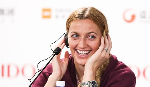 Petra Kvitova opened her St. Petersburg campaign with a dominant win.