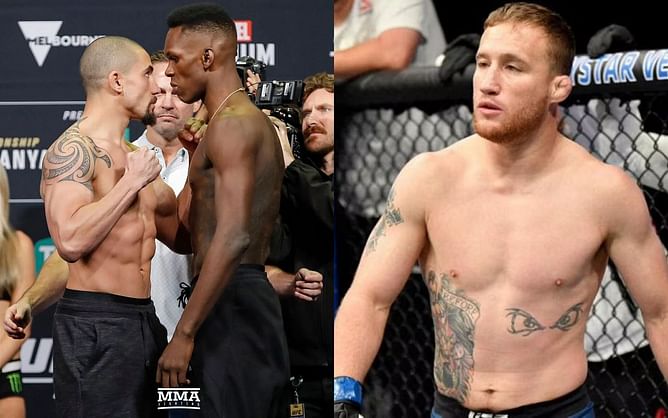 Justin Gaethje believes Robert Whittaker won 3 of the 5 rounds against Israel Adesanya at UFC 271