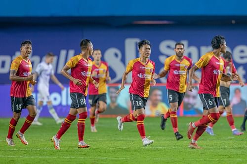 SC East Bengal players in action (Pic Courtesy: SCEB Twitter)