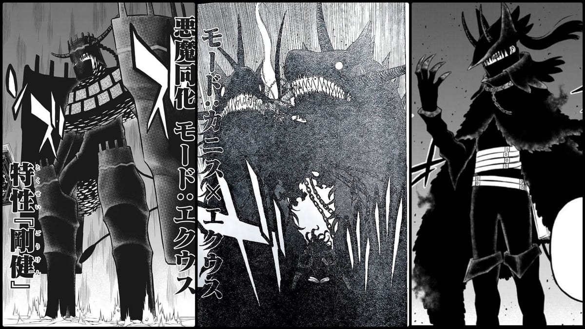 Black Clover Chapter 322 raw scans: Nacht goes all out against Lucifero