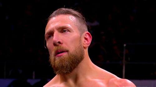 Bryan Danielson listens intently as Jon Moxley addresses him on this week's AEW Dynamite.