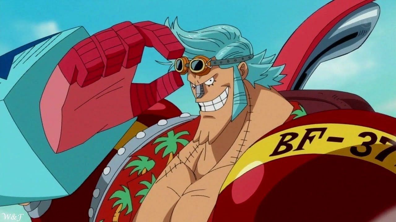 Franky as seen in the series&#039; anime (Image via Toei Animation)