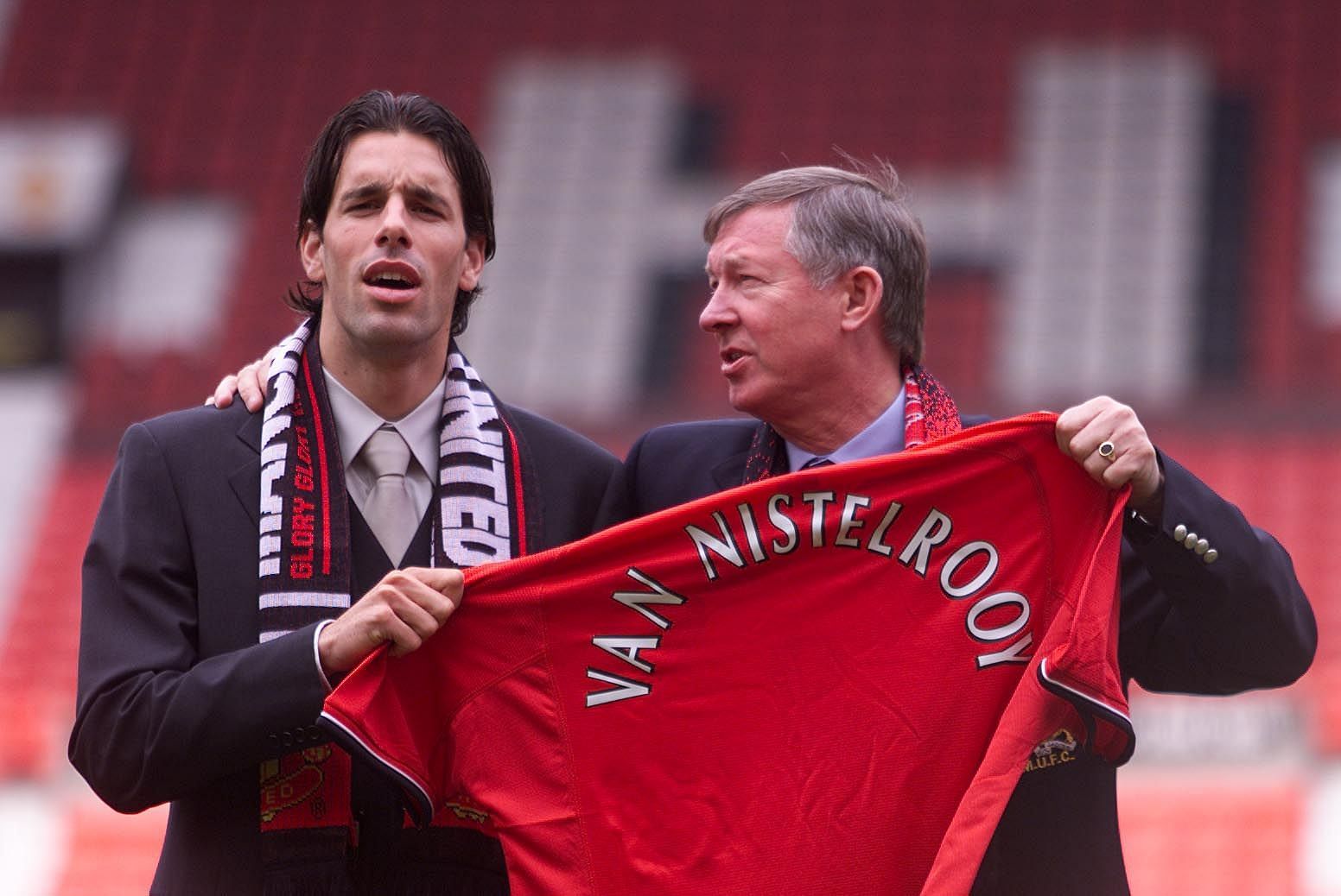 Ruud van Nistelrooy (left) enjoyed a lot of success under Sir Alex Ferguson (right).