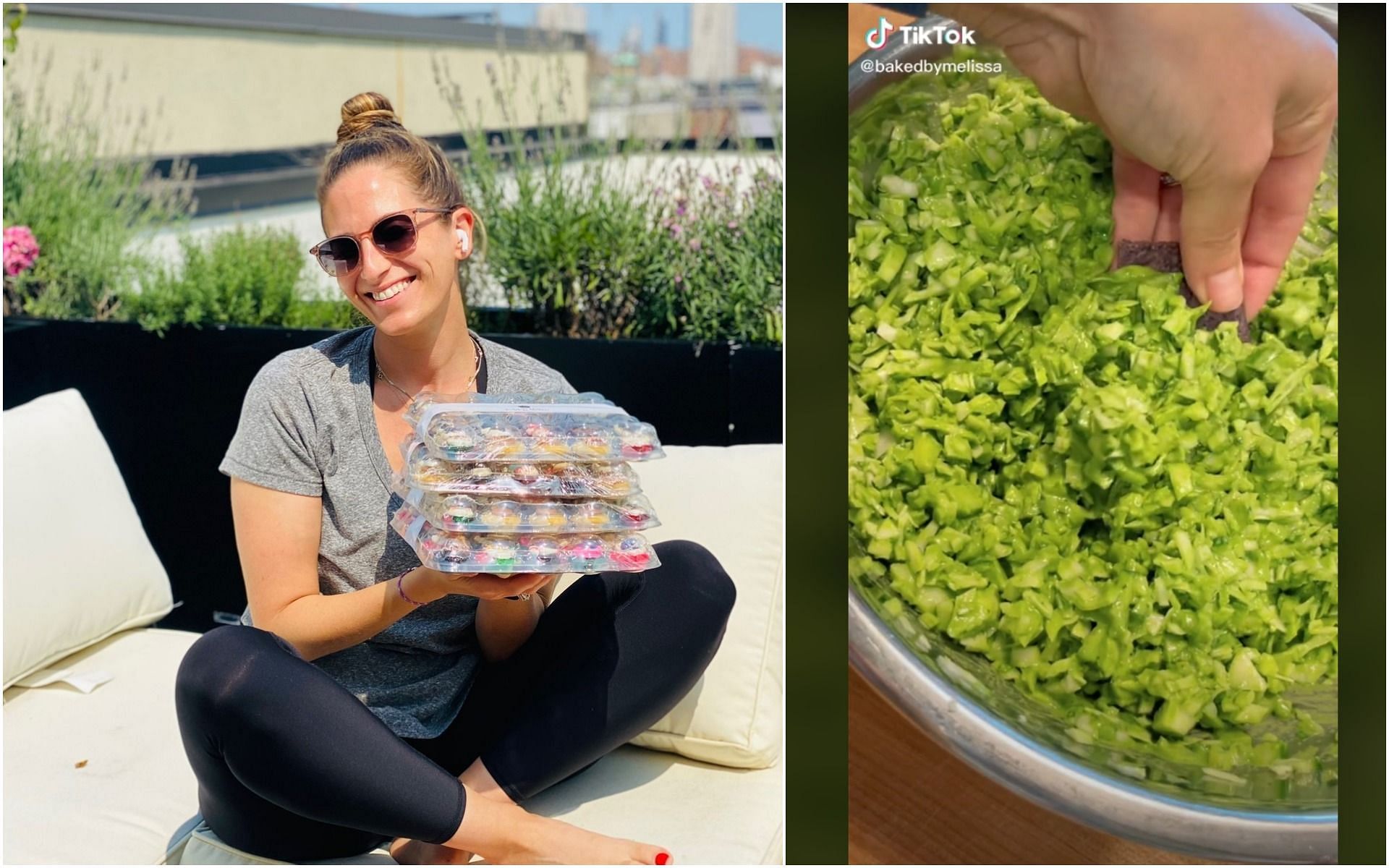 &#039;Green Goddess Salad&#039; by Baked by Melissa is viral on social media (Image via bakedbymelissa/Instagram)