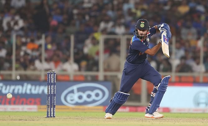 [Watch] "Still in blue and still the cover drive" - Shreyas Iyer shares childhood pic in before-after reel