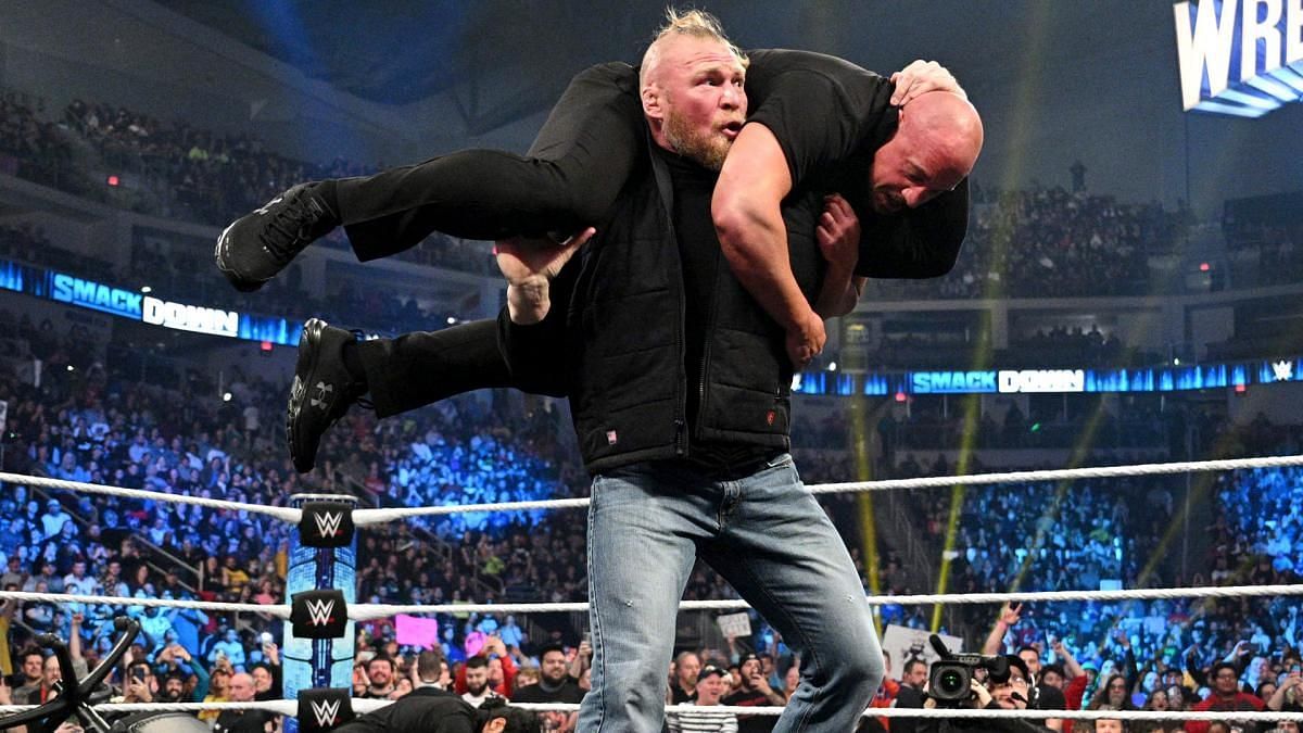 A few security personnel went for a ride on WWE SmackDown