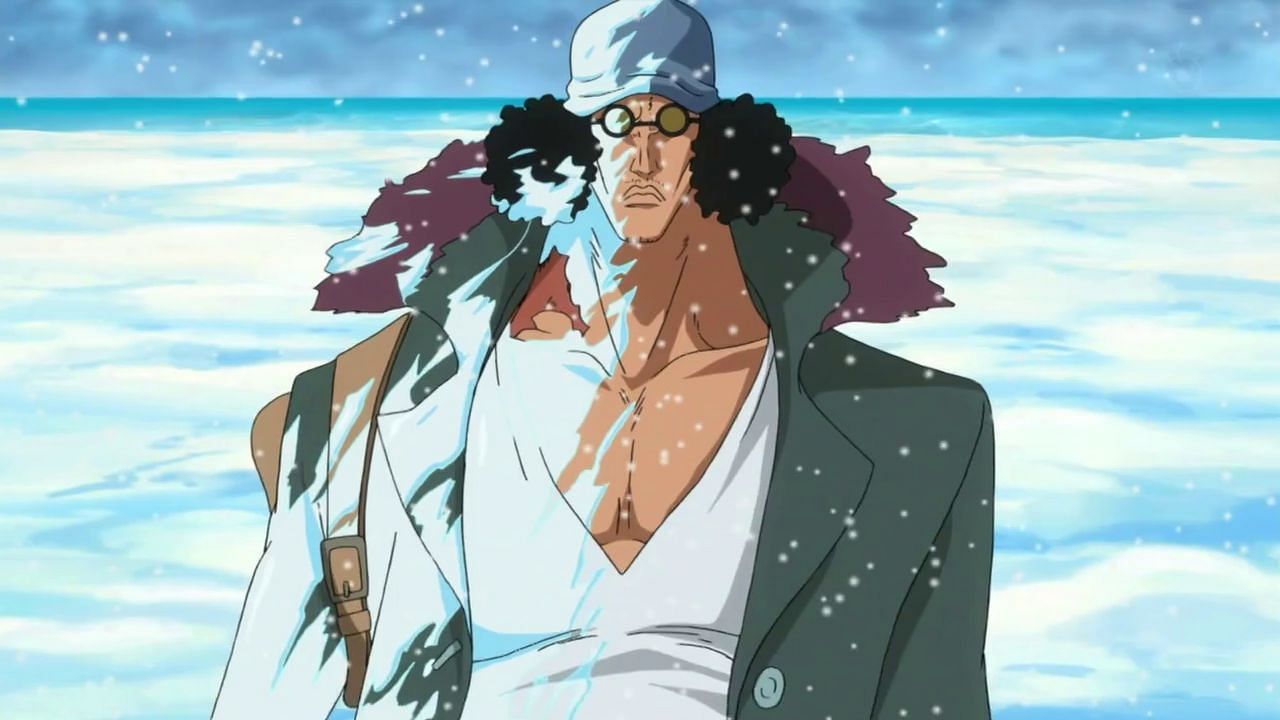 Aokiji as seen in the series&#039; anime (Image via Toei Animation)