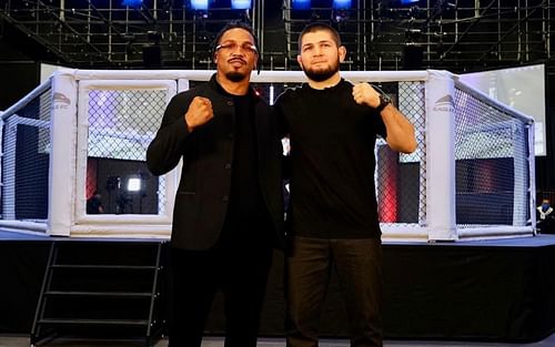 Kevin Lee and Khabib Nurmagomedov (Credit: @motownphenom on Instagram)