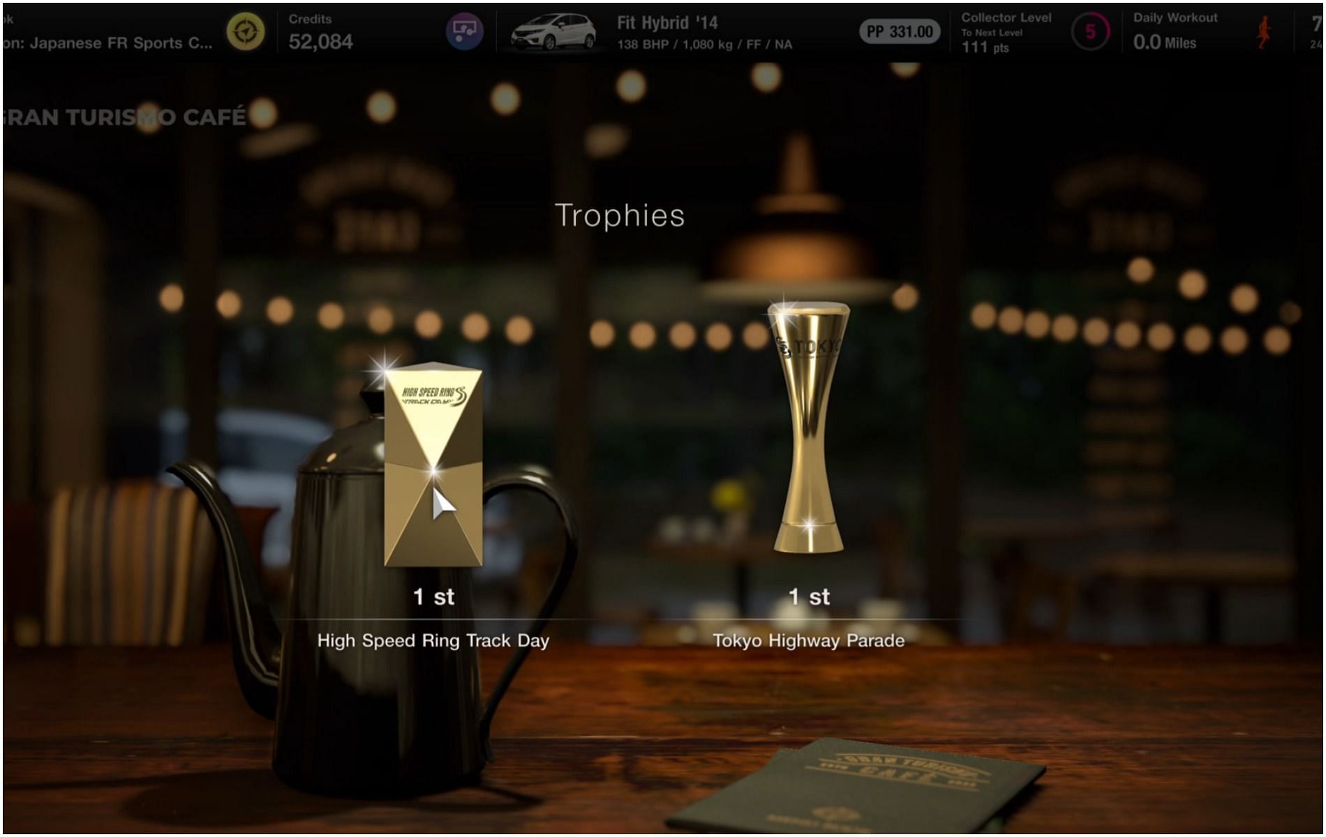 Café, Gran Turismo Wiki