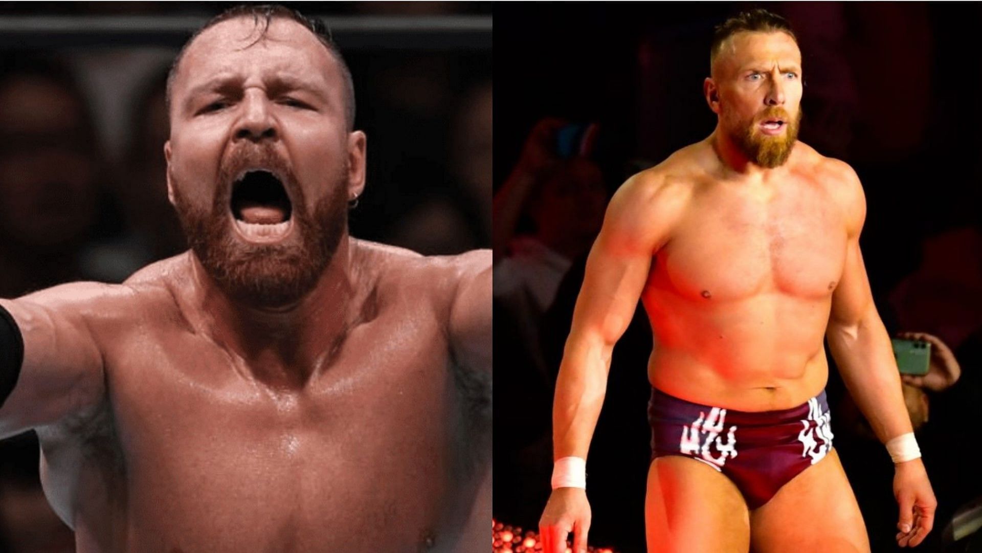 Jon Moxley (left) and Bryan Danielson (right)