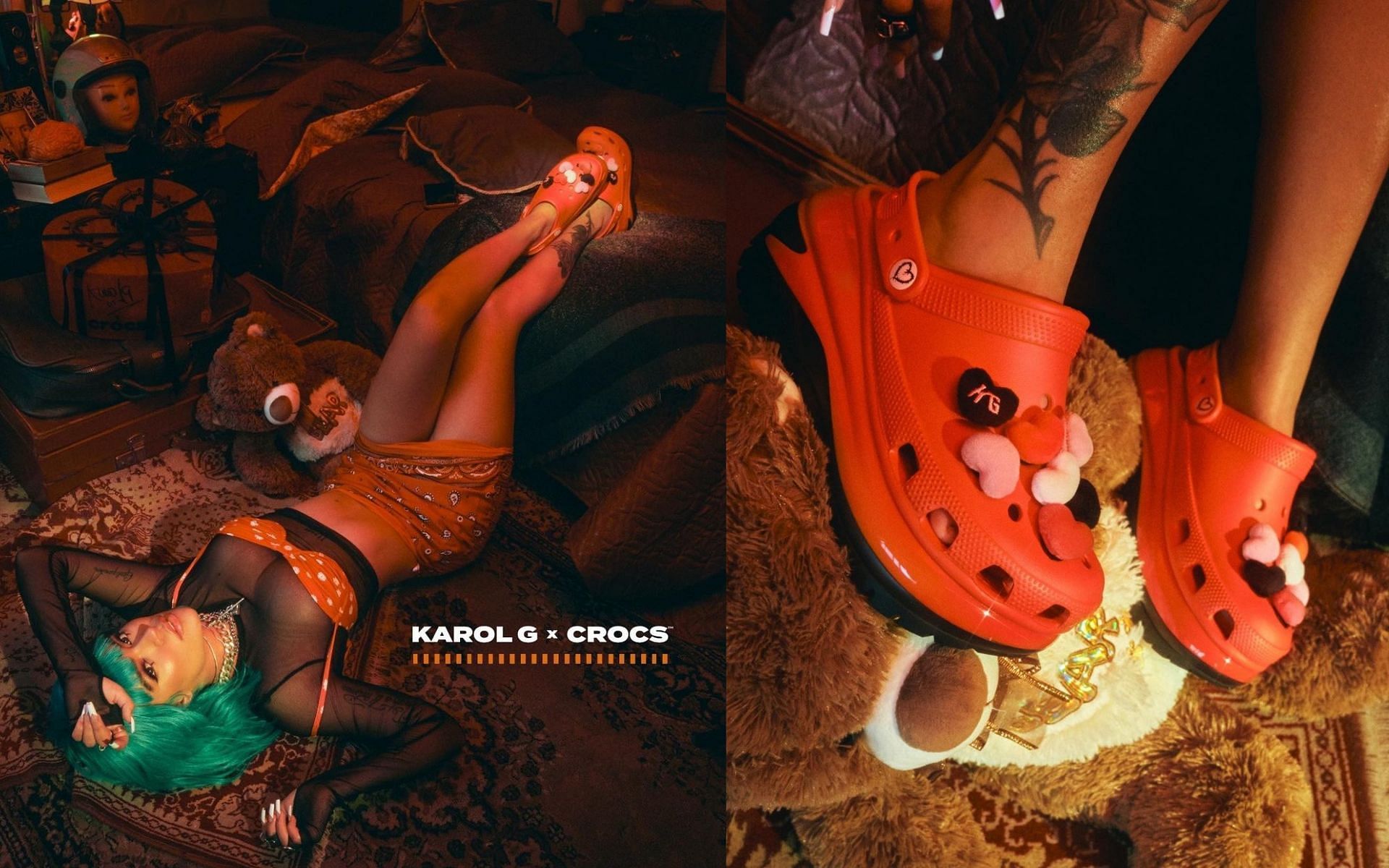 Karol G x Crocs collaboration (Image via crocs/Instagram)