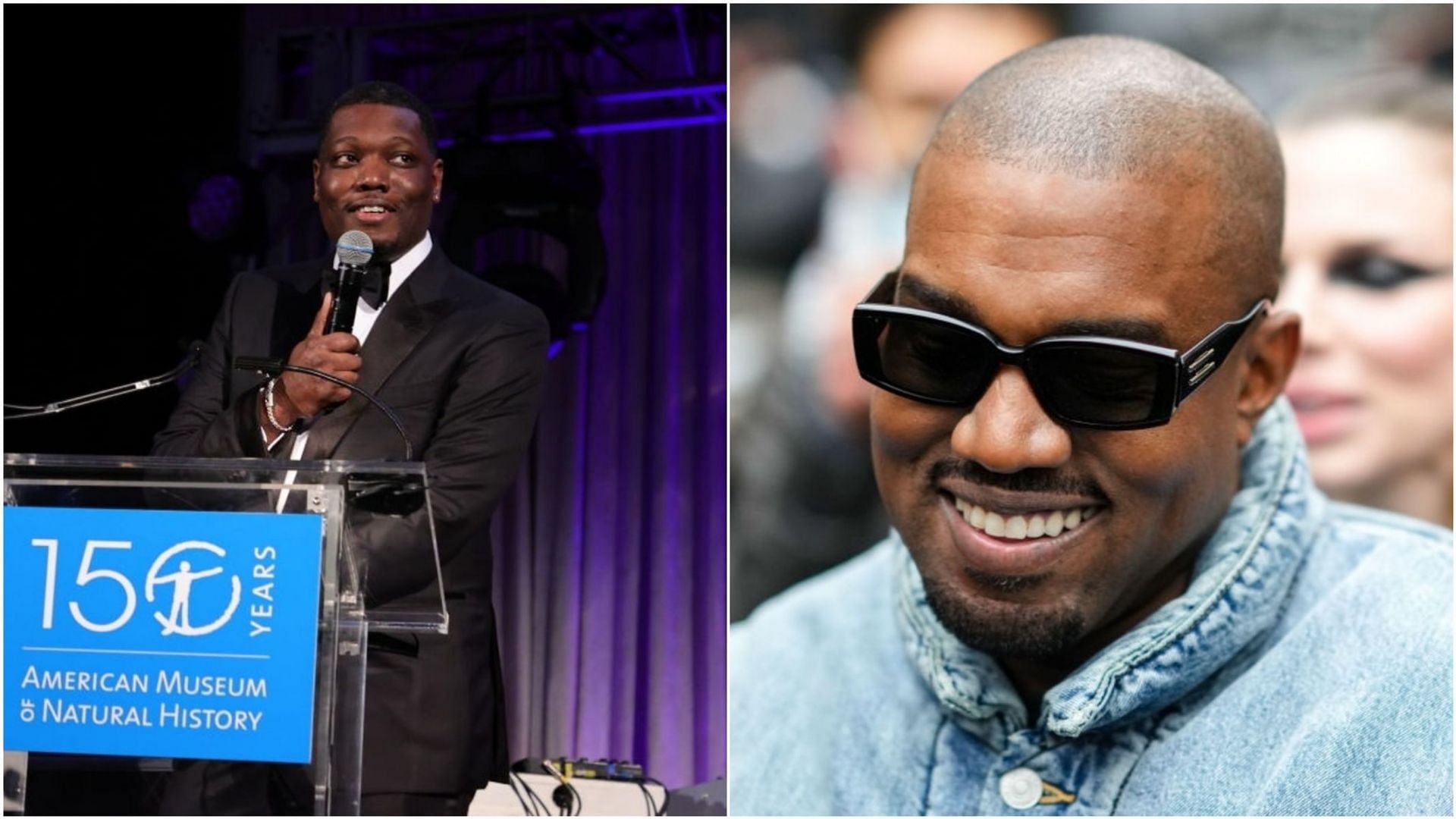 Michael Che won&#039;t accept the offer of Kanye West (Images via Theo Wargo and Edward Berthelot/Getty Images)