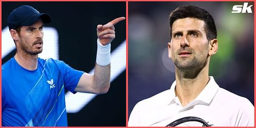 Andy Murray and Novak Djokovic