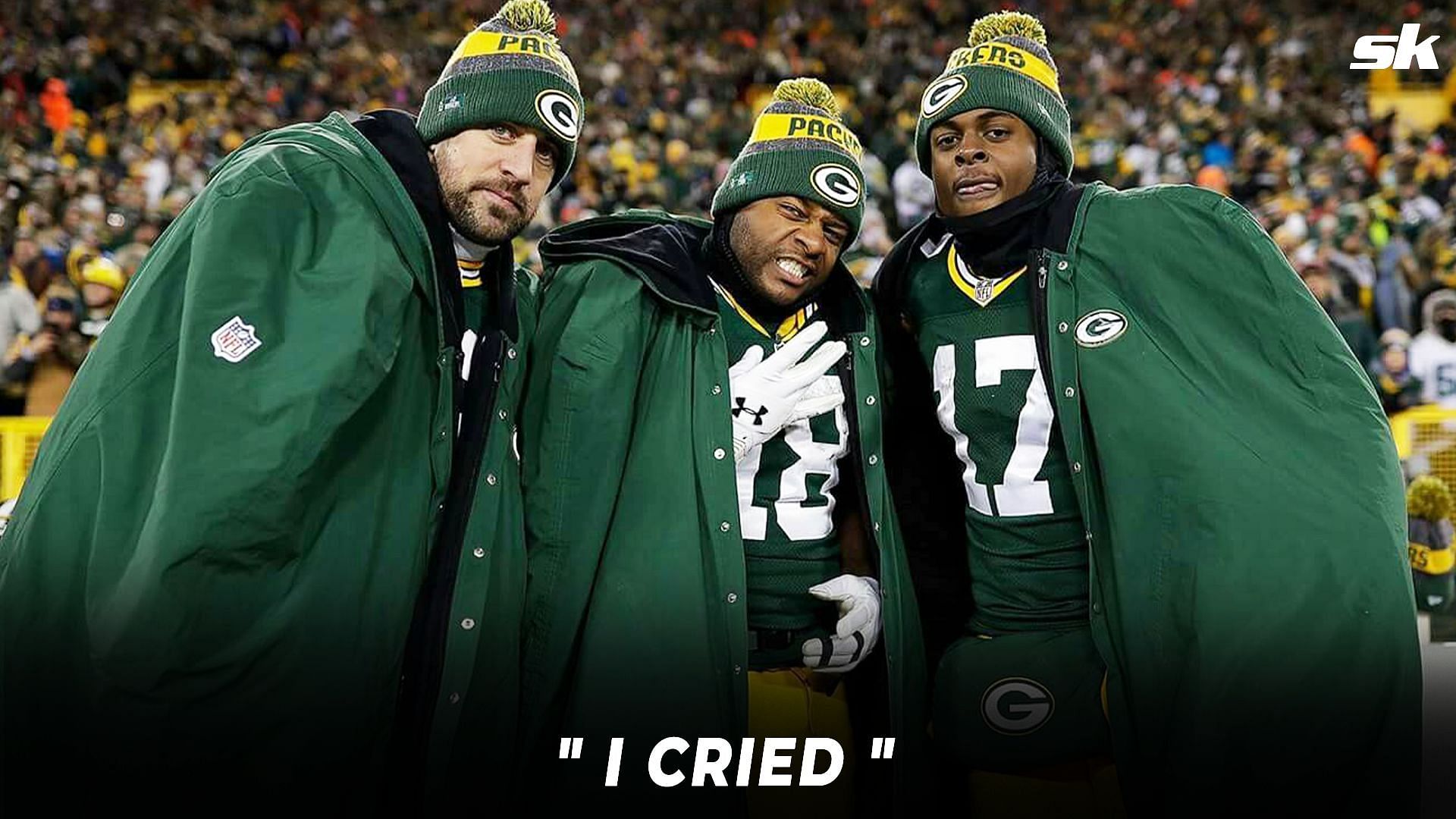 Aaron Rodgers, Randall Cobb emotional after Packers elimination