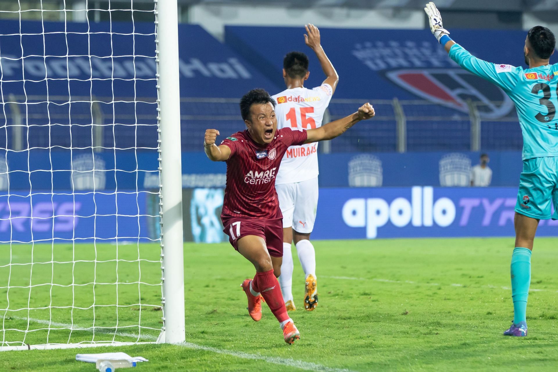 Danmawia scored the winner today coming off the bench (Image courtesy: ISL Media)