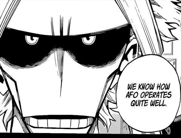 My Hero Academia chapter 344: All Might’s plan in effect, Monoma uses