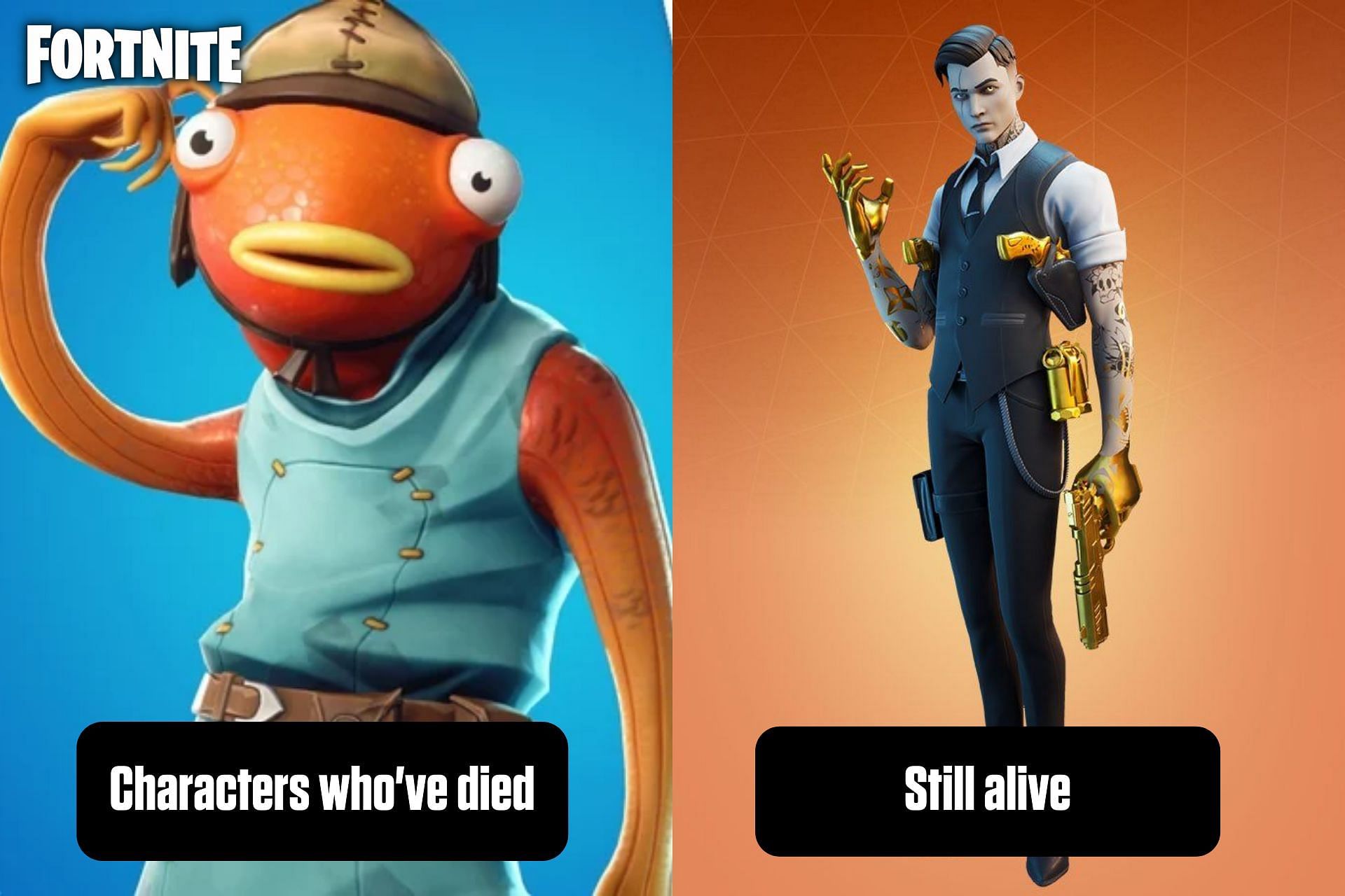 Fishstick and Midas in Fortnite (Image via Sportskeeda)