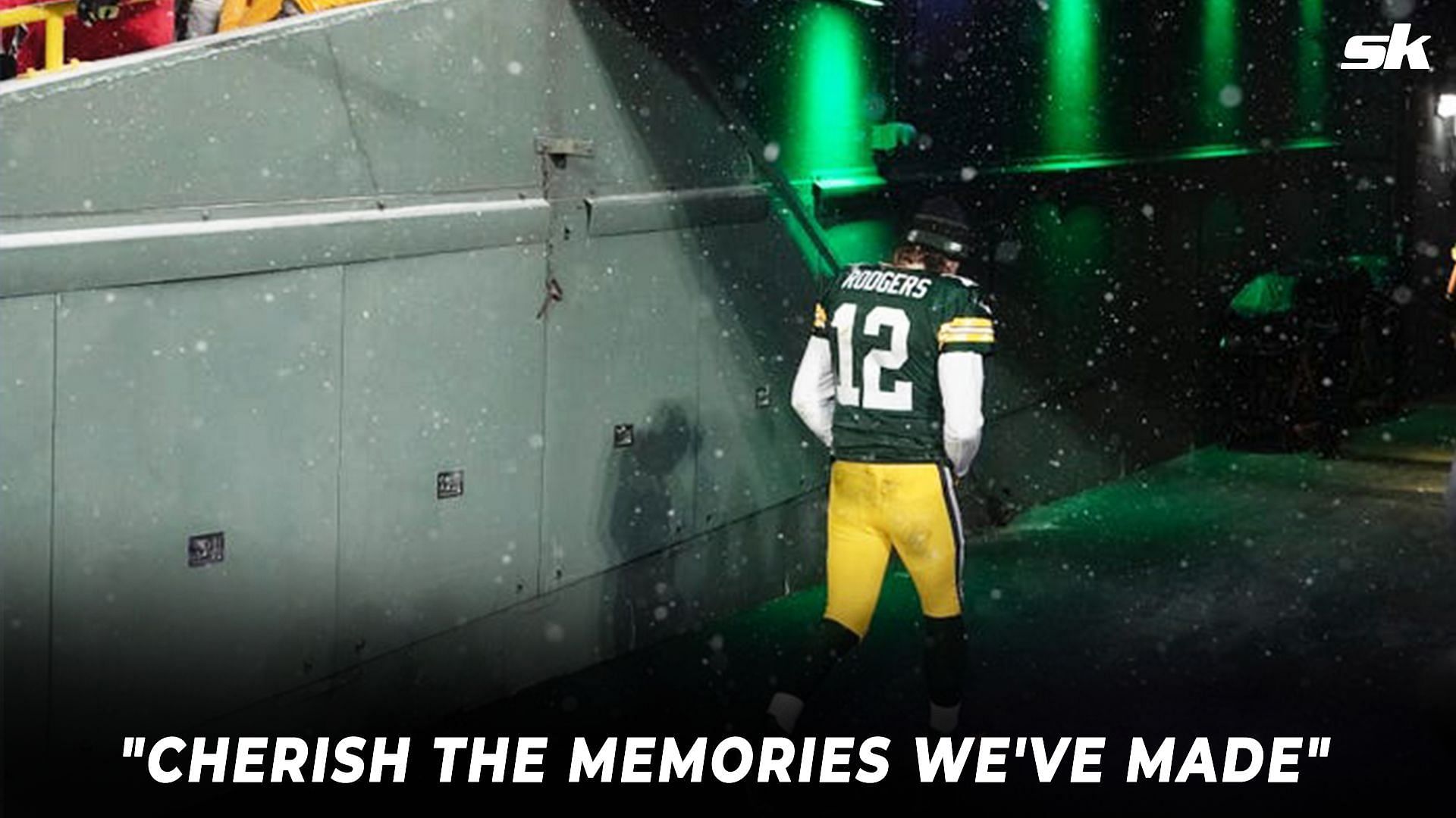 Aaron Rodgers thanks teammates and writes he will 'cherish the