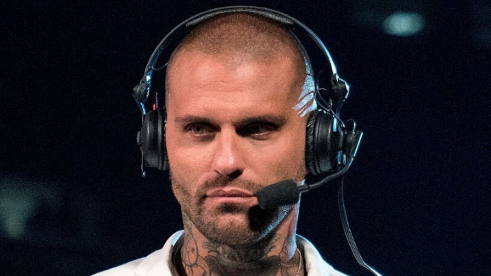 Corey Graves works as a color commentator on RAW