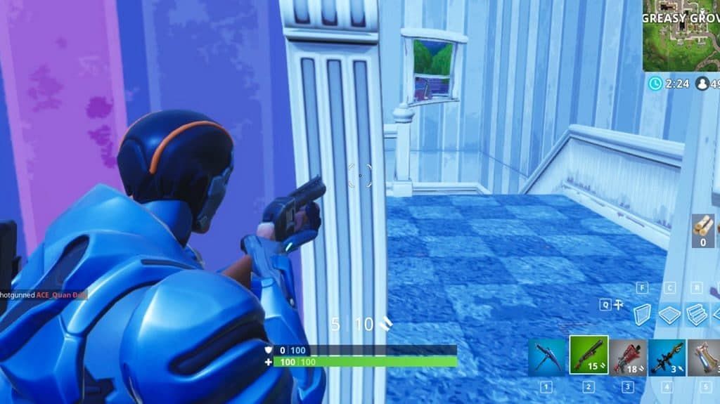 Right hand advantage is very real in Fortnite (Image via Epic Games)