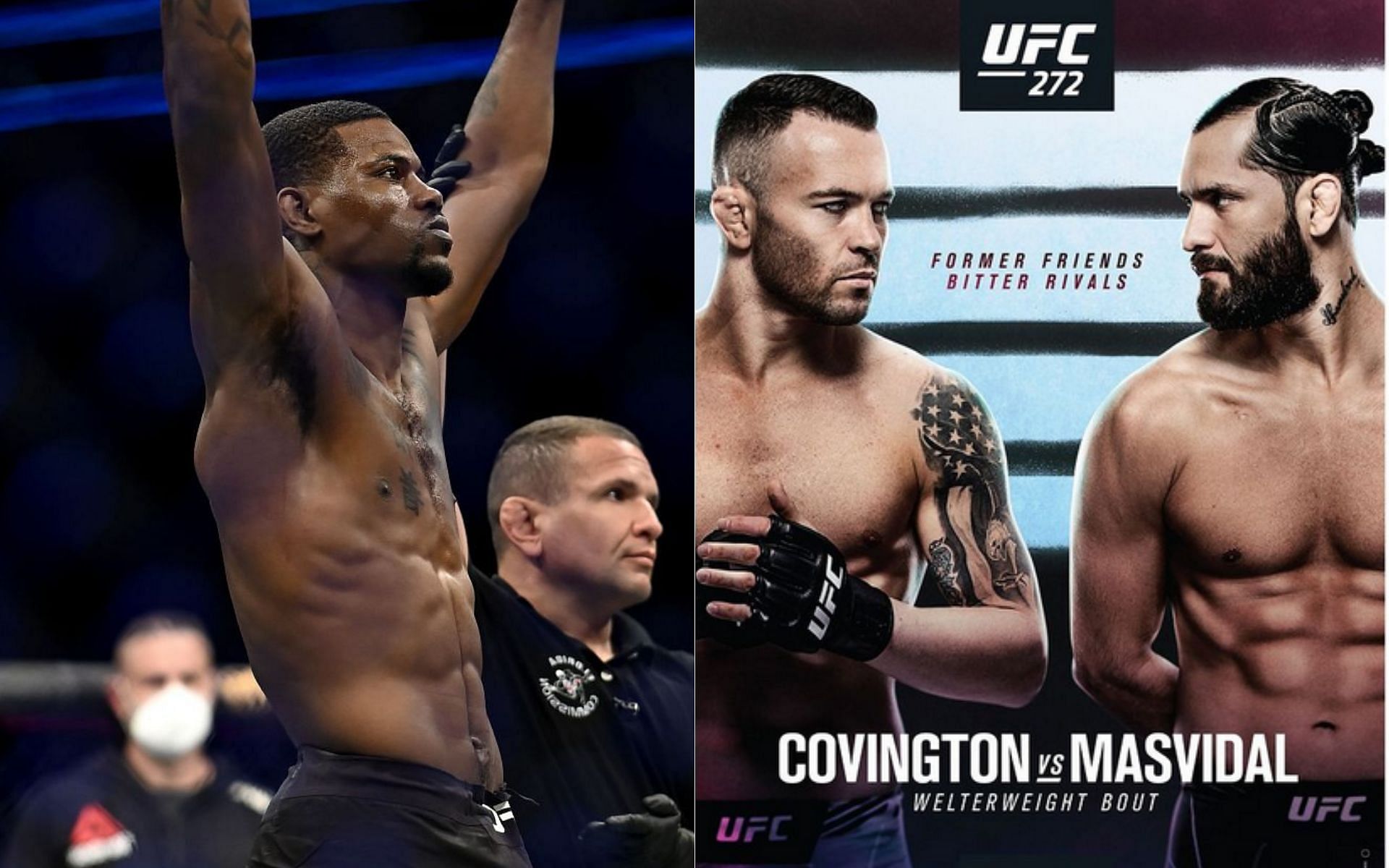 Kevin Holland (left) and Colby Covington vs. Jorge Masvidal (right) [Image credits: @ufc on Instagram]