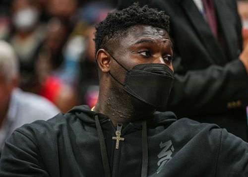 Zion Williamson #1 of the New Orleans Pelicans