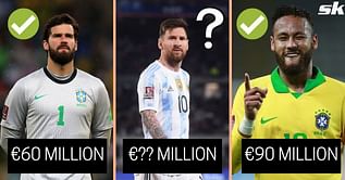 Most valuable South American XI in football right now - February 2022