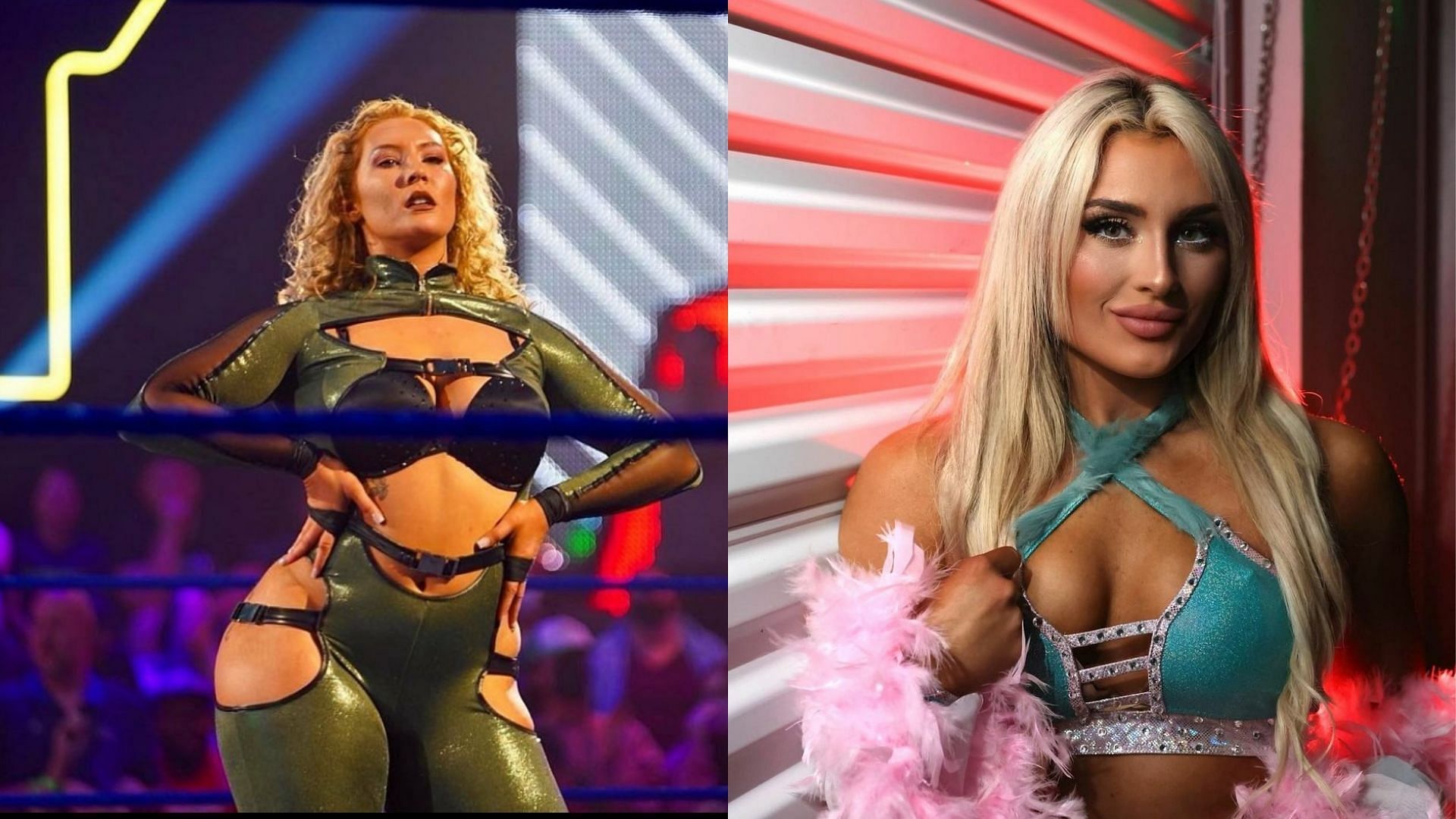 WWE NXT 2.0 stars Nikkita Lyons and Tiffany Stratton.