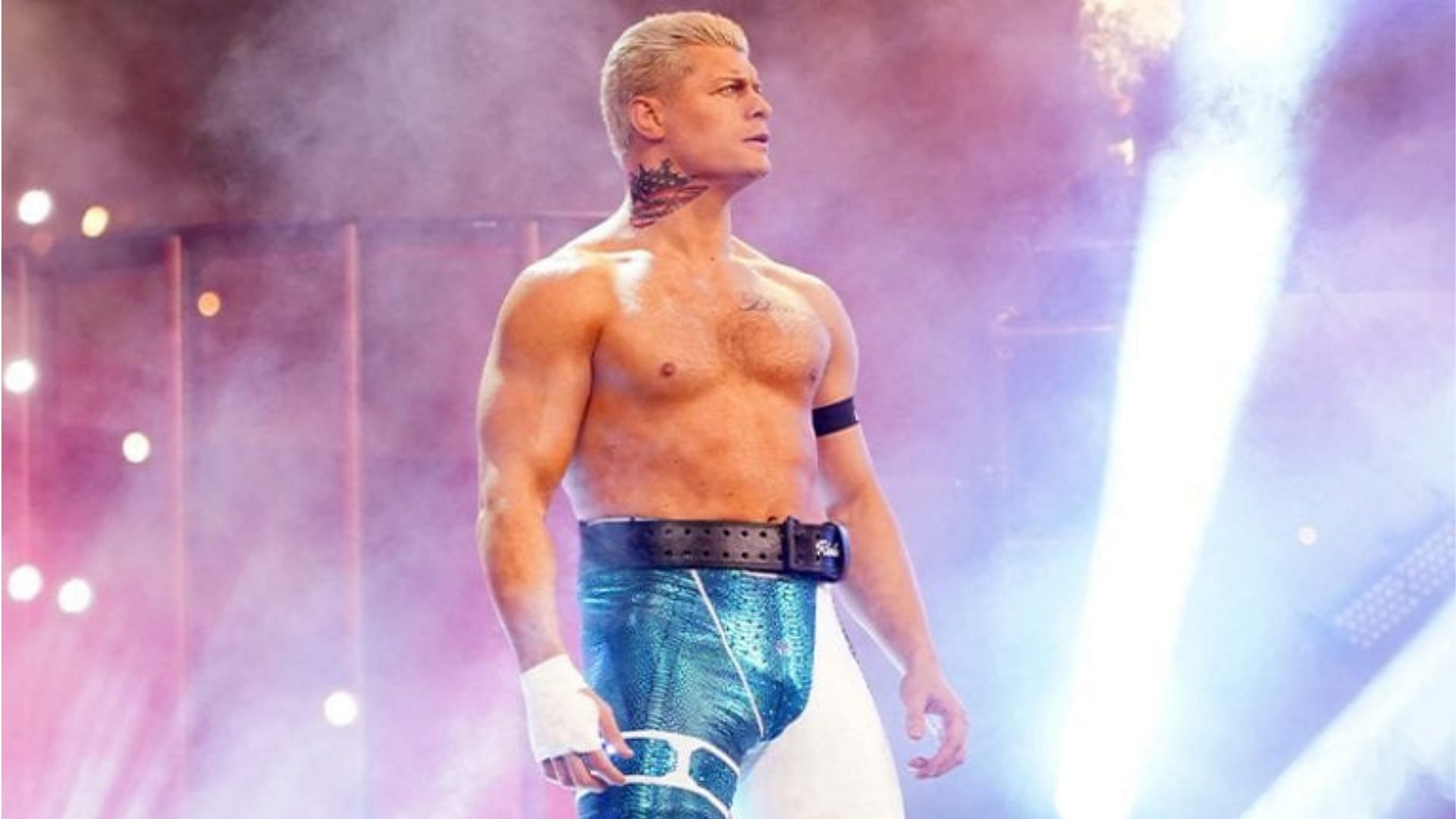 Cody Rhodes making his entrance in AEW