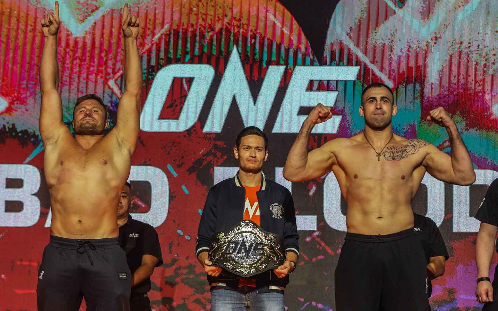 Anatoly Malykhin (left), Kirill Grishenko (right) [Photo: ONE Championship]