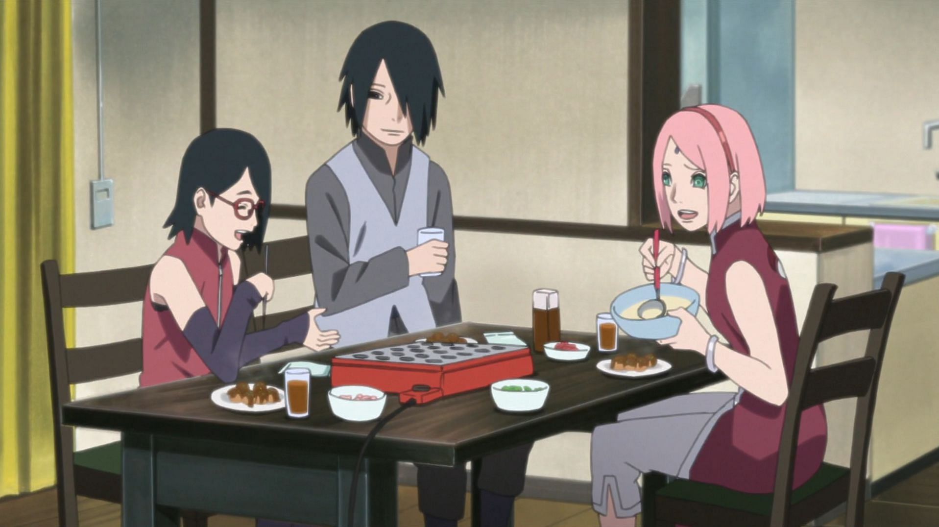 Pictured: A good family. CHA! (Image by Studio Pierrot)