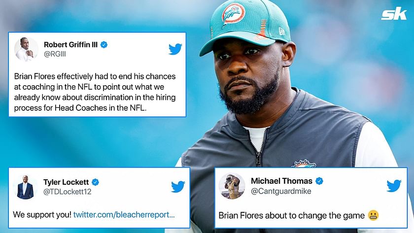 Former Dolphins coach Brian Flores speaks out against NFL's