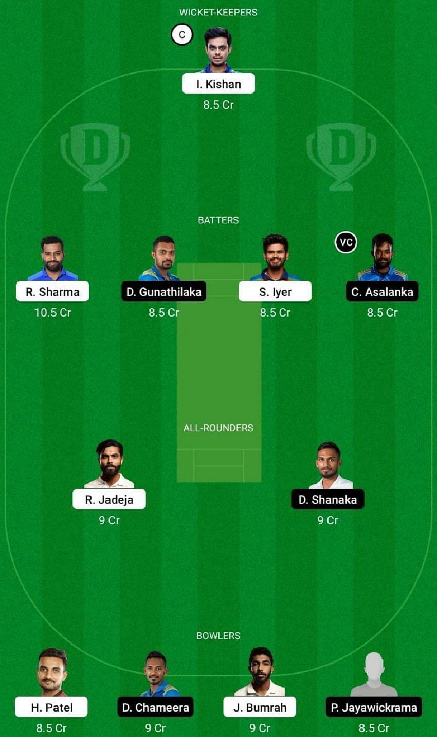 IND vs SL 1st T20 Dream11 Fantasy Tip #1