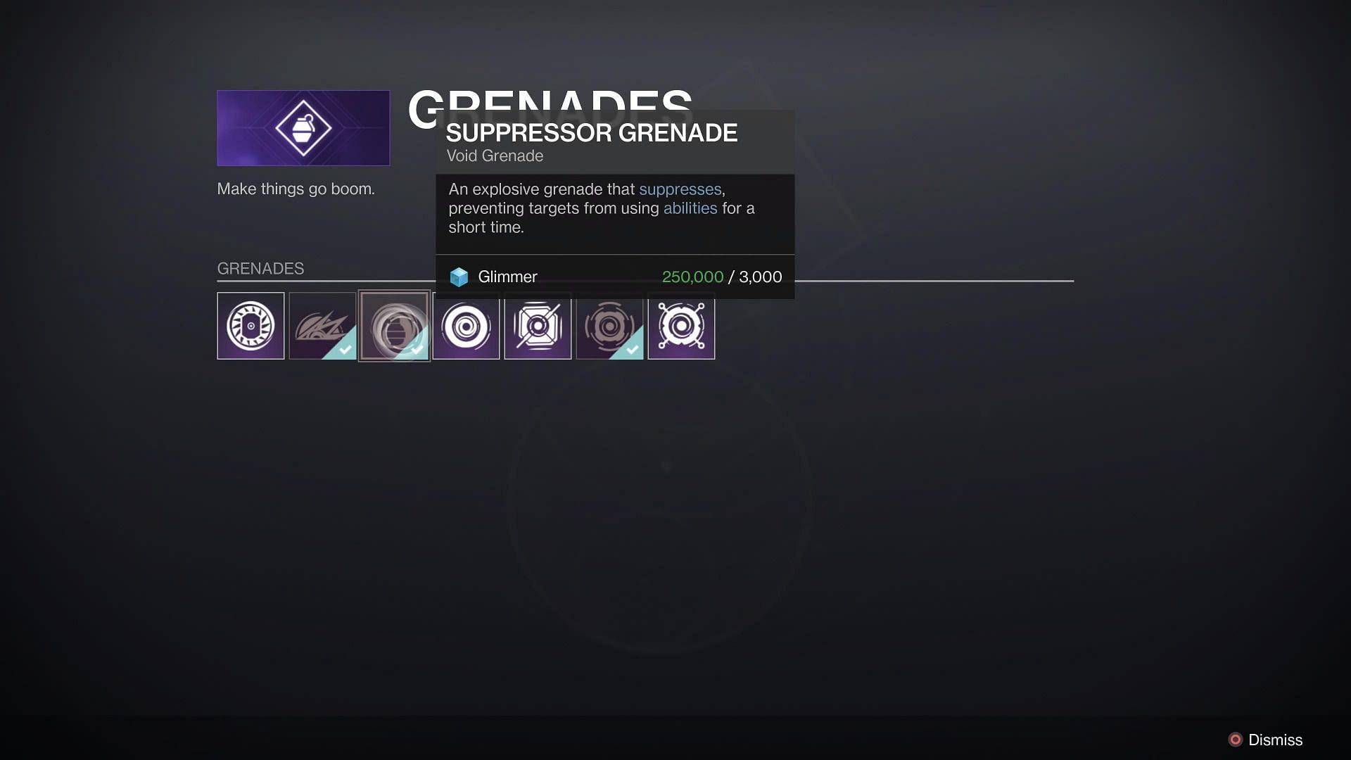 The Suppressor Grenade is very helpful in preventing enemies from using abilities (Image via Destiny 2 The Witch Queen)