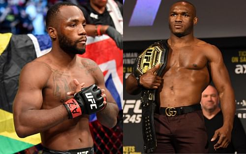 Leon Edwards (left); Kamaru Usman (right)