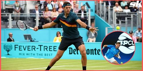 Juan Martin del Potro and Federico Delbonis