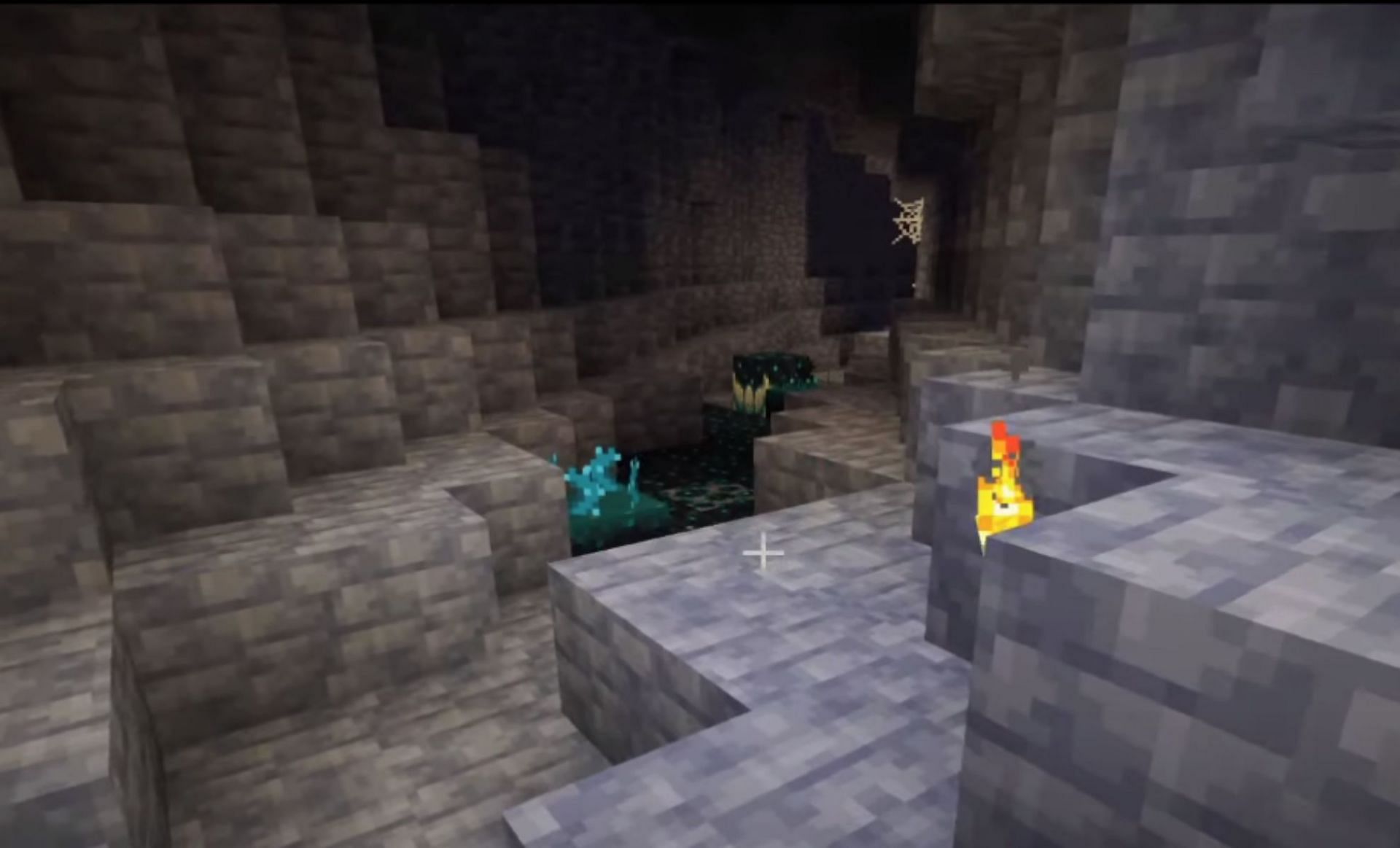 The Deep Dark, where Sculk will be (Image via Minecraft Wiki)