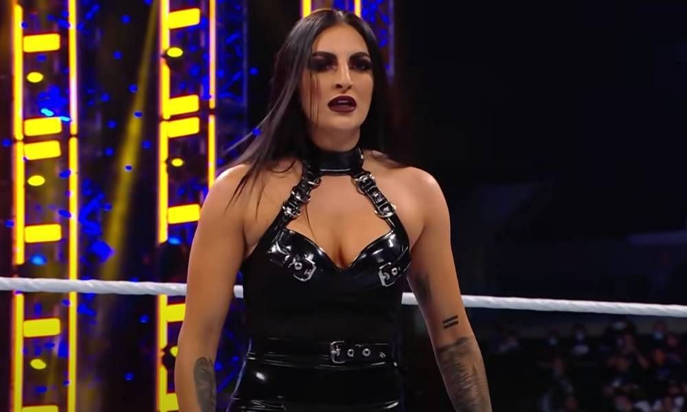 Sonya Deville might have an injured arm