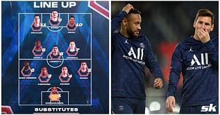 Why did Lionel Messi wear the 'number 10' jersey for PSG in French Cup defeat against OGC Nice?