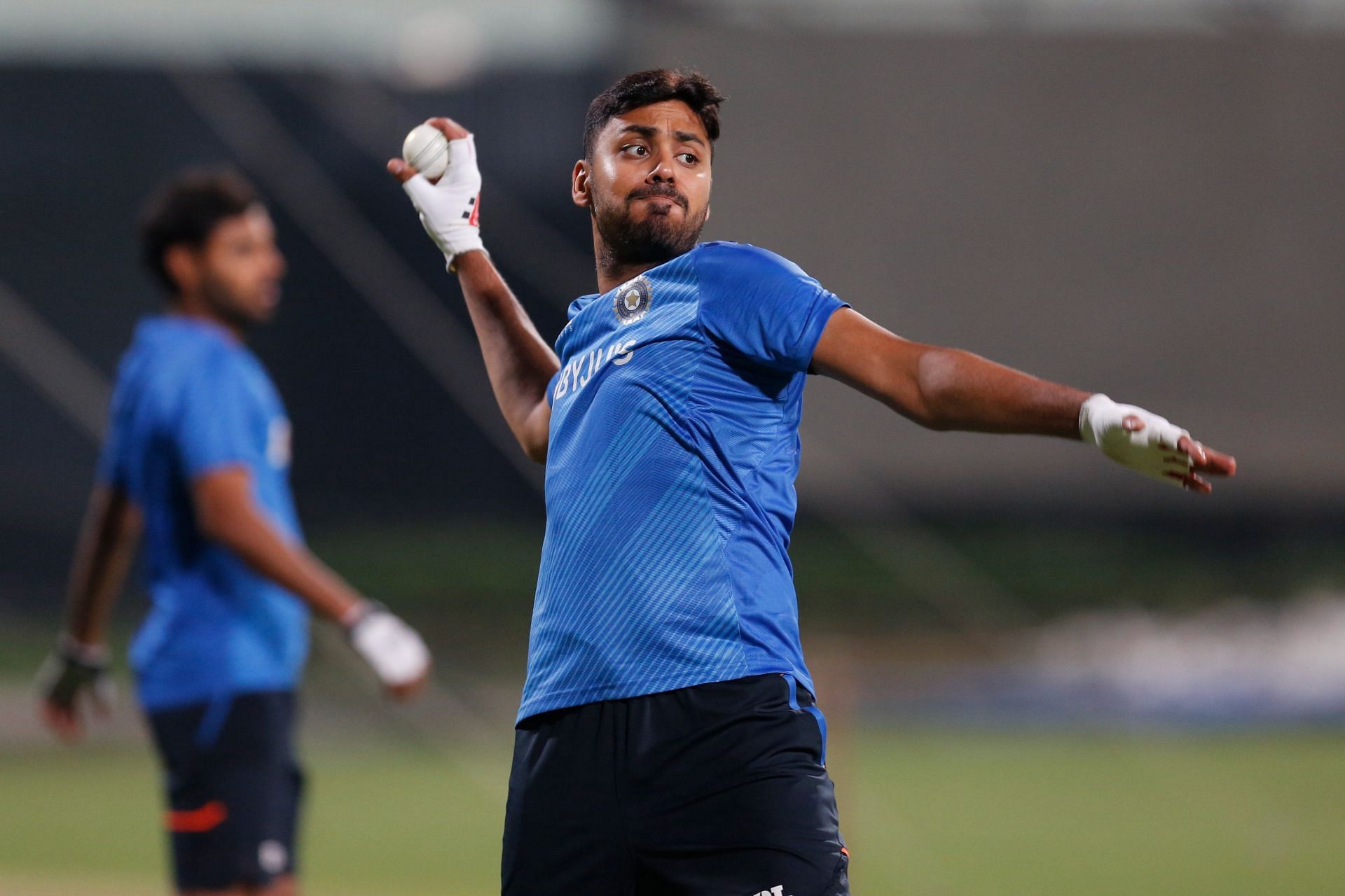 Avesh Khan during India&#039;s fielding session ahead of T20I series vs West Indies (Credit: BCCI)
