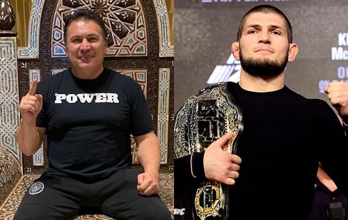 Javier Mendez (left) & Khabib Nurmagomedov (right) [Image Credits- @akajav on Instagram]