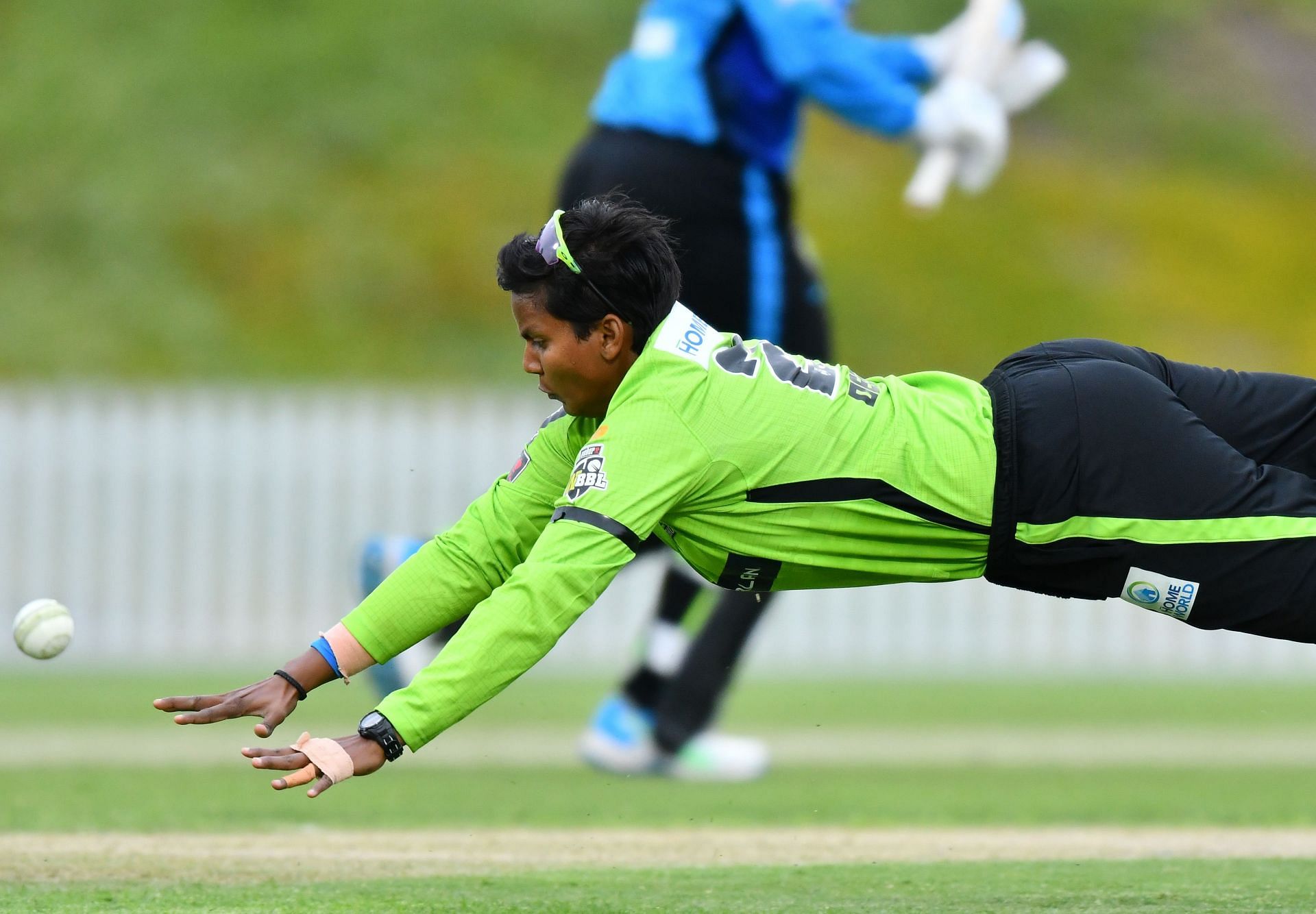 Deepti Sharma in action at the Women&#039;s Big Bash League.