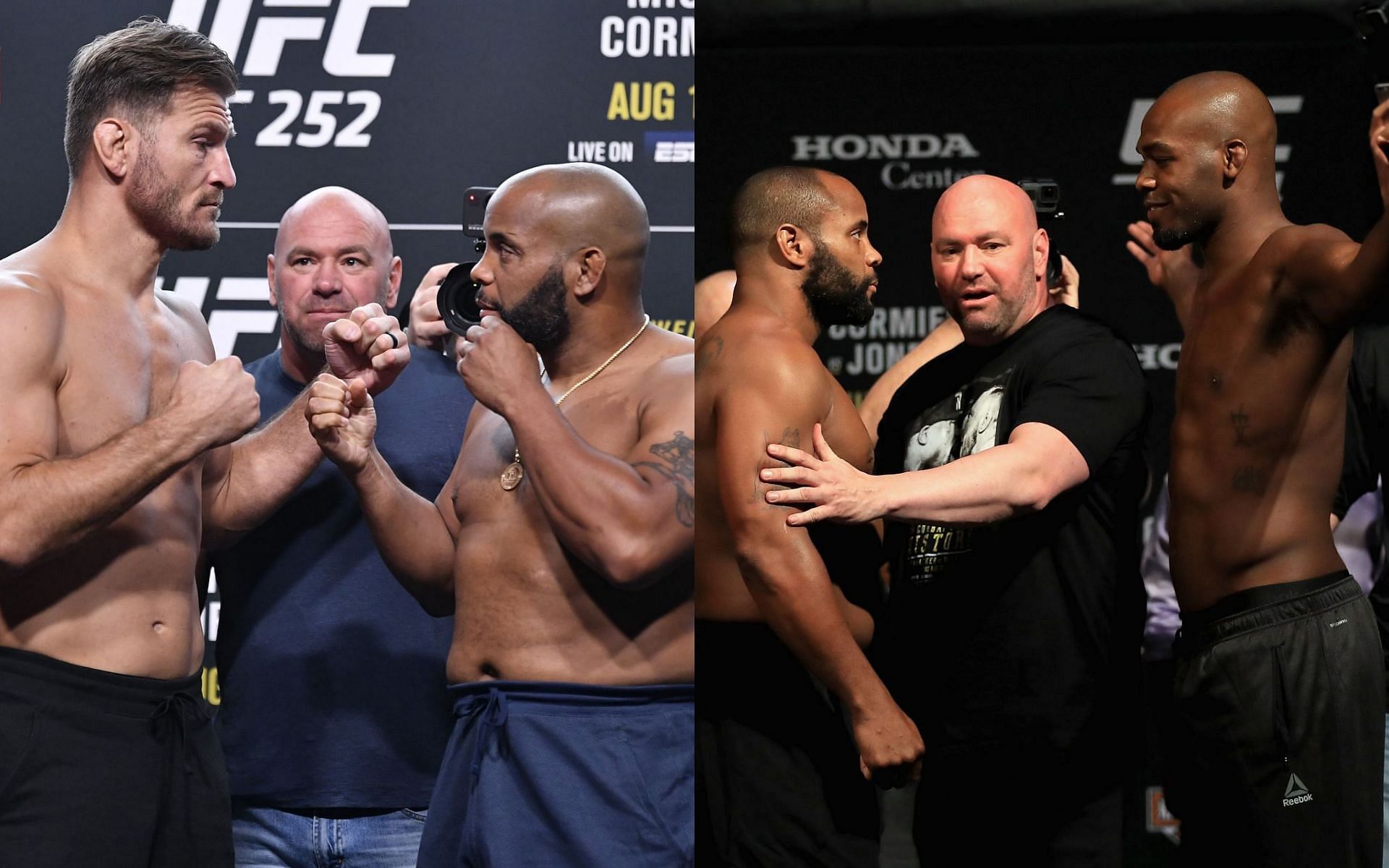 Бой кормье джон. Jon Jones vs Daniel cormier. Джон Джонс Миочич. Даниэль Кормье против Франсиса Нганну. Статистика 1 боя Джонс Кормье.