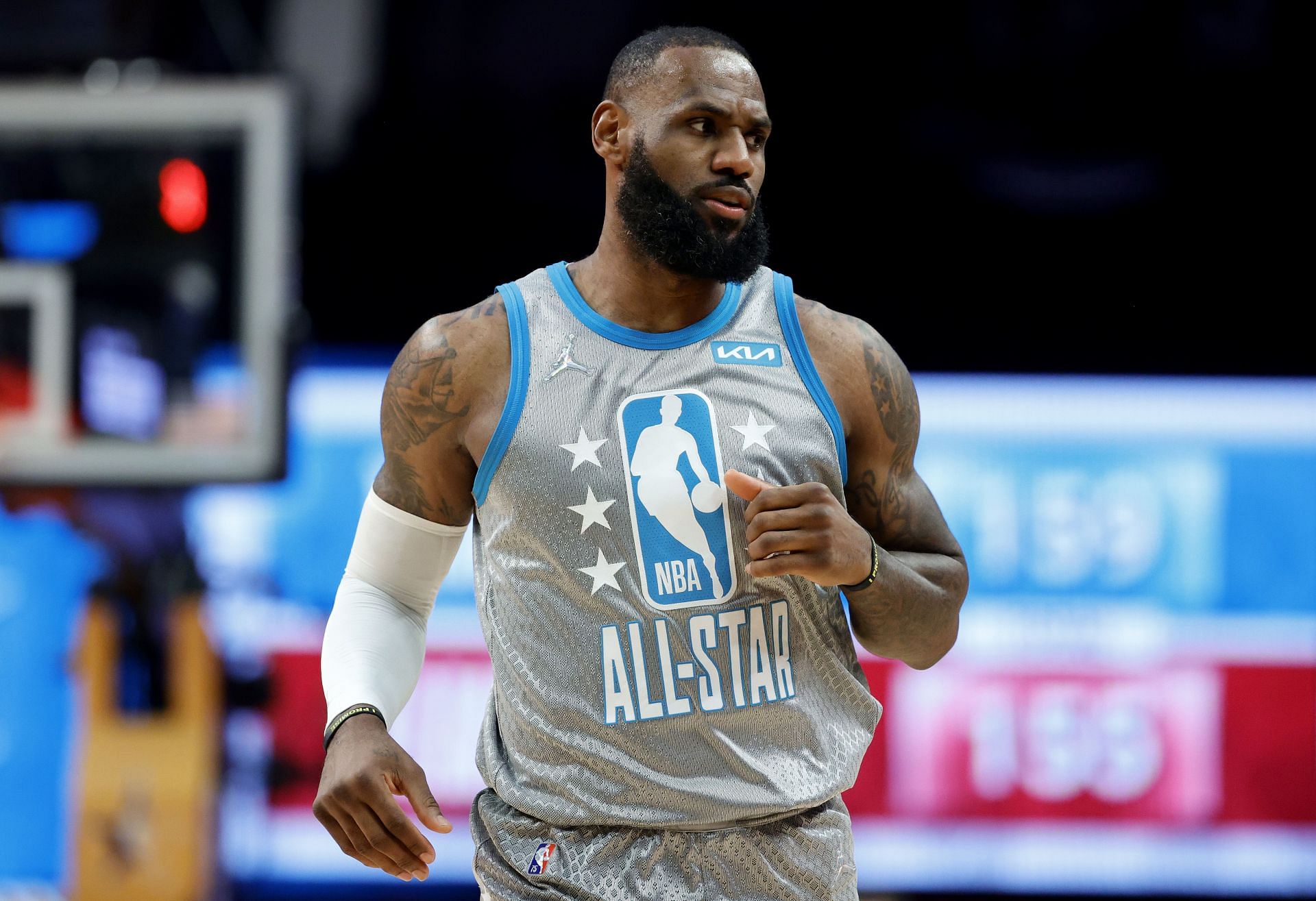 LeBron James at the 2022 NBA All-Star Game
