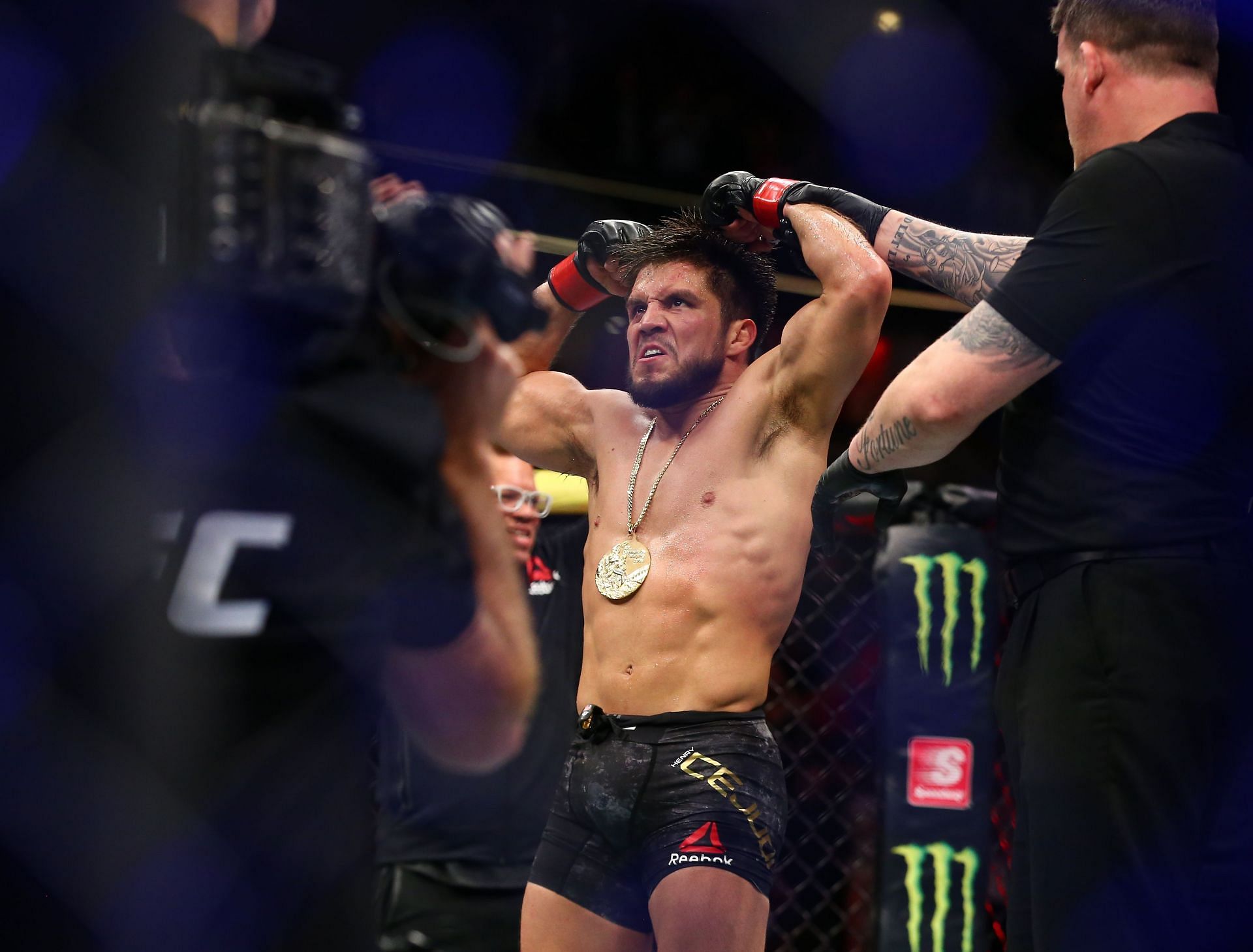 Henry Cejudo holds a professional record of 16-2