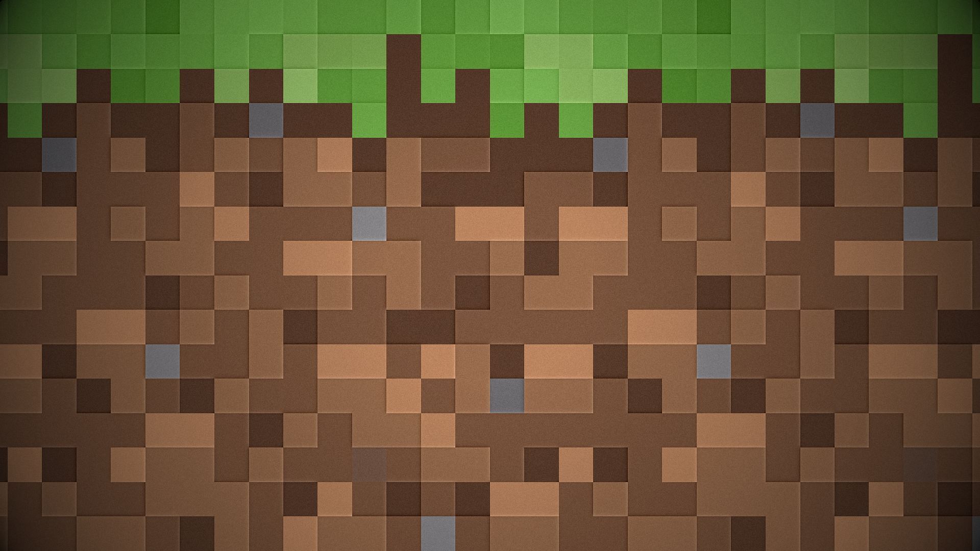 A grass block in Minecraft (Image via WallapaperAccess/Minecraft)